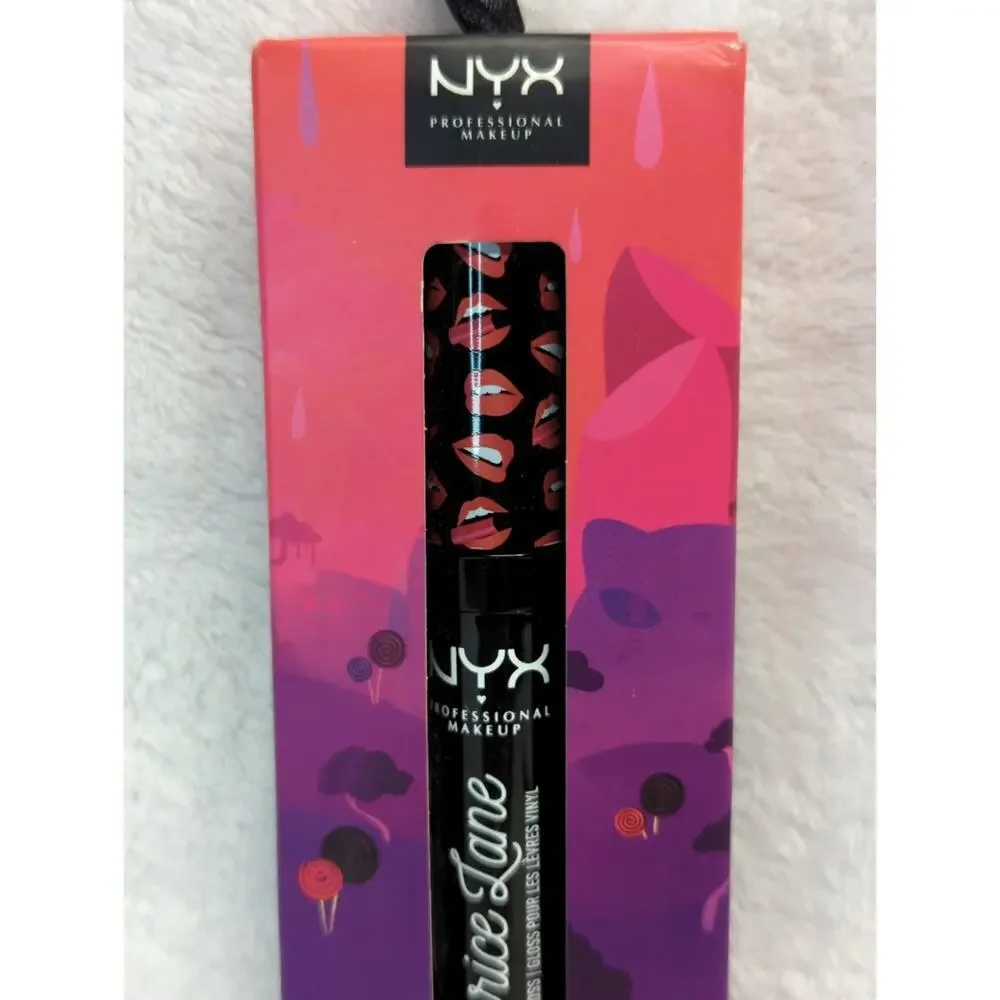 NYX Land of Lollies Lip Gloss Tint Licorice Lane‎ Cherry Cola New in Box